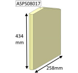 ASPS08017 Parkray Right Side Brick  |  Aspect 8 (Eco)